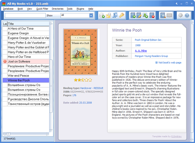 Book Collection Software 9.1 full