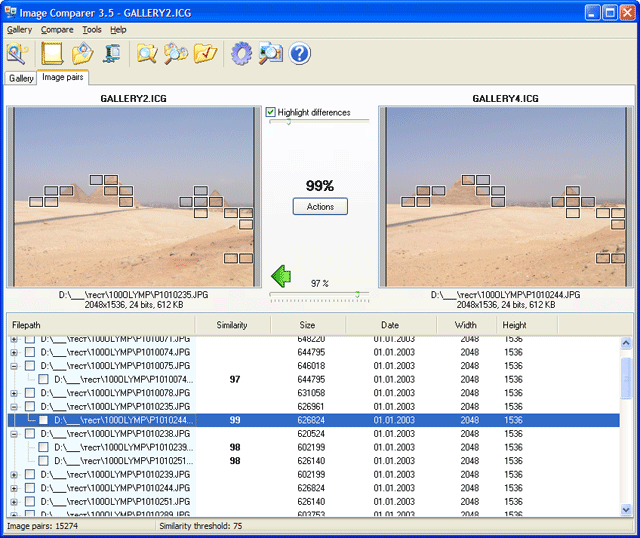 Duplicate Image Finder Pro screenshot Duplicate Image Finder Pro screenshot