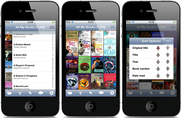 скриншоты All My Books для айфона