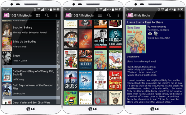 All My Books for Android screenshots
