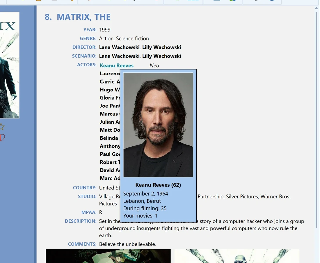 how to organize movie files - Screenshot
