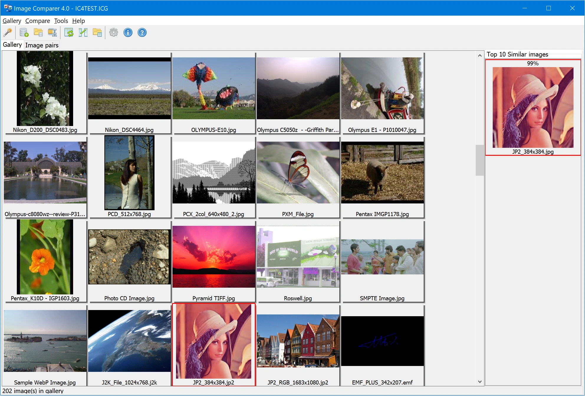 Image Comparer gallery screenshot thumbnail