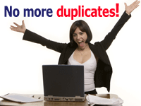 No duplicates!