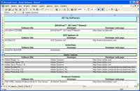 пример экспорта в MS Excel